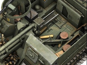 m7 priest - anzio - british army Modello 3D