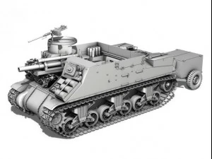 m7 Priester - Baboom 3D Modell