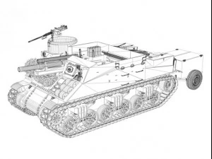 m7 Priester - Baboom 3D Modell