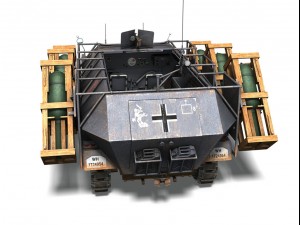 sdkfz 251 ausf c stuka zu fuss 3D मॉडल