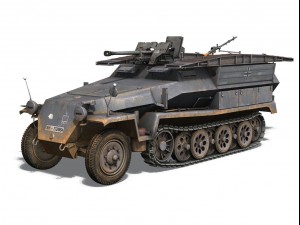 sd kfz 251 ausf c pioneer assault bridge 3Dモデル