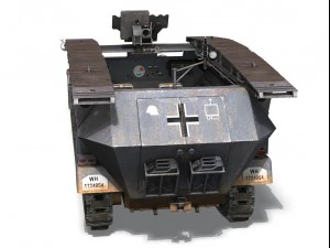 sd kfz 251 ausf c pioneer assault bridge 3D Model