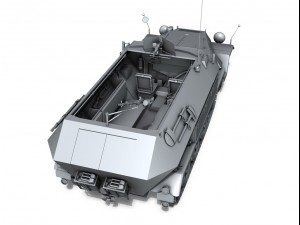 sd kfz 251 ausf b hanomag halftruck 3D Modell