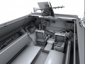 sd kfz 251 ausf b hanomag halftruck 3D Modell