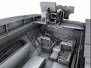 sdkfz 251 ausf c hanomag assault bridge 3D Модель