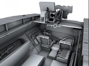sdkfz 251 ausf c hanomag assault bridge 3D Model