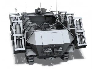 sdkfz 251 ausf c walking stuka 3D Model
