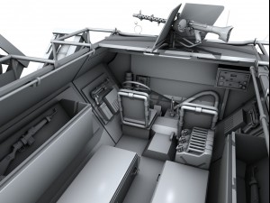 sdkfz 251 ausf c walking stuka 3D-Modell