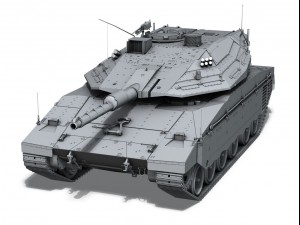merkava iv mbt 3D मॉडल