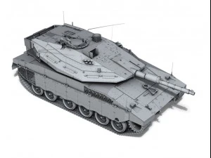 merkava iv mbt 3D Model