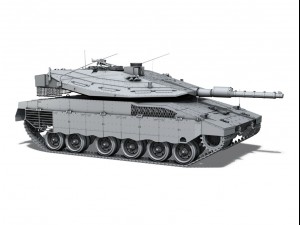merkava iv mbt 3D मॉडल