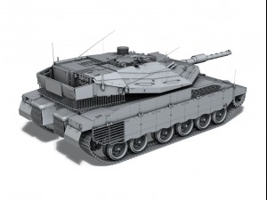 merkava iv mbt 3D मॉडल