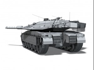 merkava iv mbt 3D मॉडल