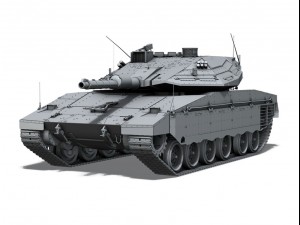 merkava iv mbt 3D मॉडल