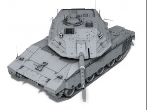 merkava iv mbt 3D मॉडल
