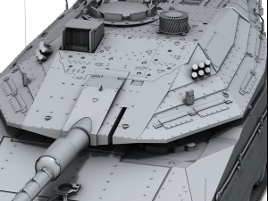 merkava iv mbt 3D मॉडल