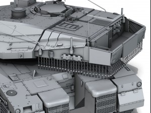 merkava iv mbt 3D मॉडल