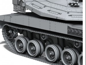 merkava iv mbt 3D मॉडल