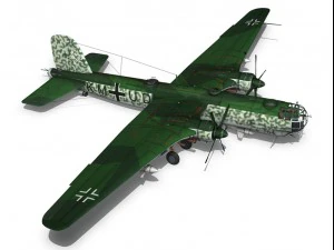 heinkel he 177 a5 greif 6kg 100 3D Model