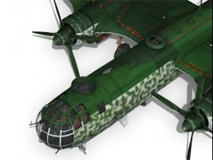 heinkel he 177 a5 greif 6kg 100 3D Model