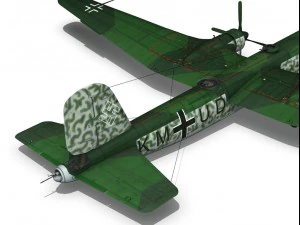heinkel he 177 a5 greif 6kg 100 3D Model
