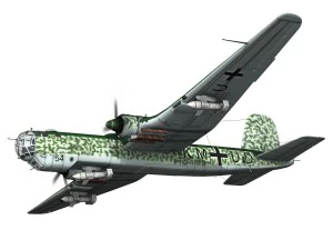 heinkel he 177 a5 greif 6kg 100 3D Model