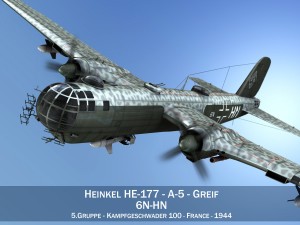 heinkel he 177 a5 greif 5kg 100 3D 모델
