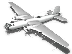 heinkel he 177 a5 greif 5kg 100 3D-Modell