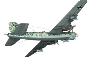 heinkel he-177 a-5 - greif - 6ndn 3D Model
