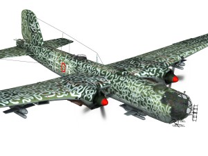heinkel he-177 a-5 - greif - 6ndn 3D Модель