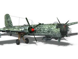 heinkel he-177 a-5 - greif - 6ndn 3D Model