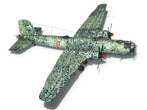 heinkel he-177 a-5 - greif - 6ndn 3D Model