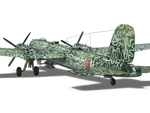 heinkel he-177 a-5 - greif - 6ndn 3D Model