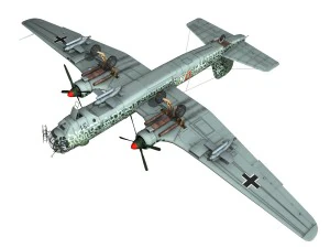 heinkel he-177 a-5 - greif - 6ndn 3D Model