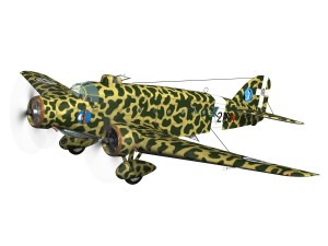 savoia marchetti sm81 pipistrello 3D Модель