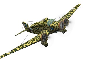 savoia marchetti sm81 pipistrello 3D Модель