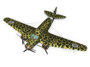 savoia marchetti sm81 pipistrello 3D Модель