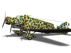 savoia marchetti sm81 pipistrello 3D Модель