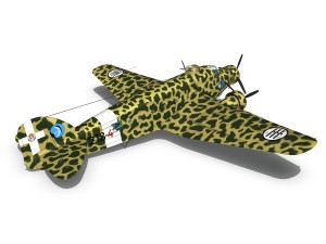 savoia marchetti sm81 pipistrello 3D Модель