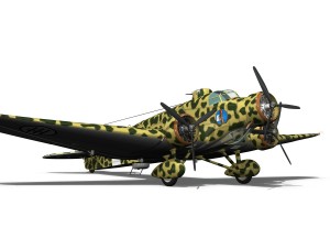 savoia marchetti sm81 pipistrello 3D Модель