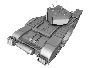 churchill infantry tank mkiii 3D Model