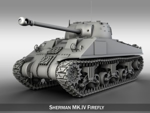 m4 sherman firefly vc 3D Model