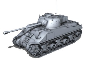m4 sherman firefly vc 3D Model