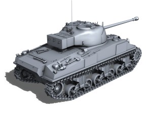 m4 sherman firefly vc 3D Model
