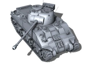 M4 Sherman Firefly vc 3D Modell