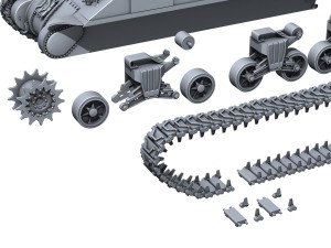 m4 sherman firefly vc 3D Model