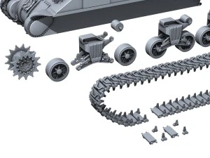 M4 Sherman Firefly vc 3D Modell