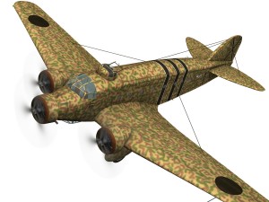 savoiamarchetti sm81 spanish civil war Modello 3D