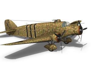 savoiamarchetti sm81 spanish civil war Modello 3D