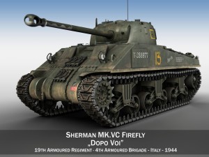 sherman mk vc firefly - dopo voi 3Dモデル